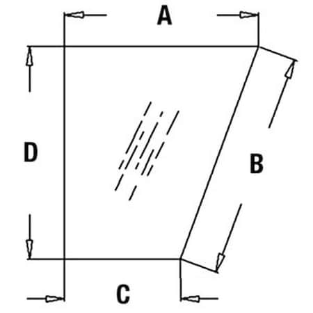 Aftermarket Right Hand Lower Side Glass Fits 300D 310D 310E 310SE 315D 315SE 410D 410E 510D A-T147876-AI